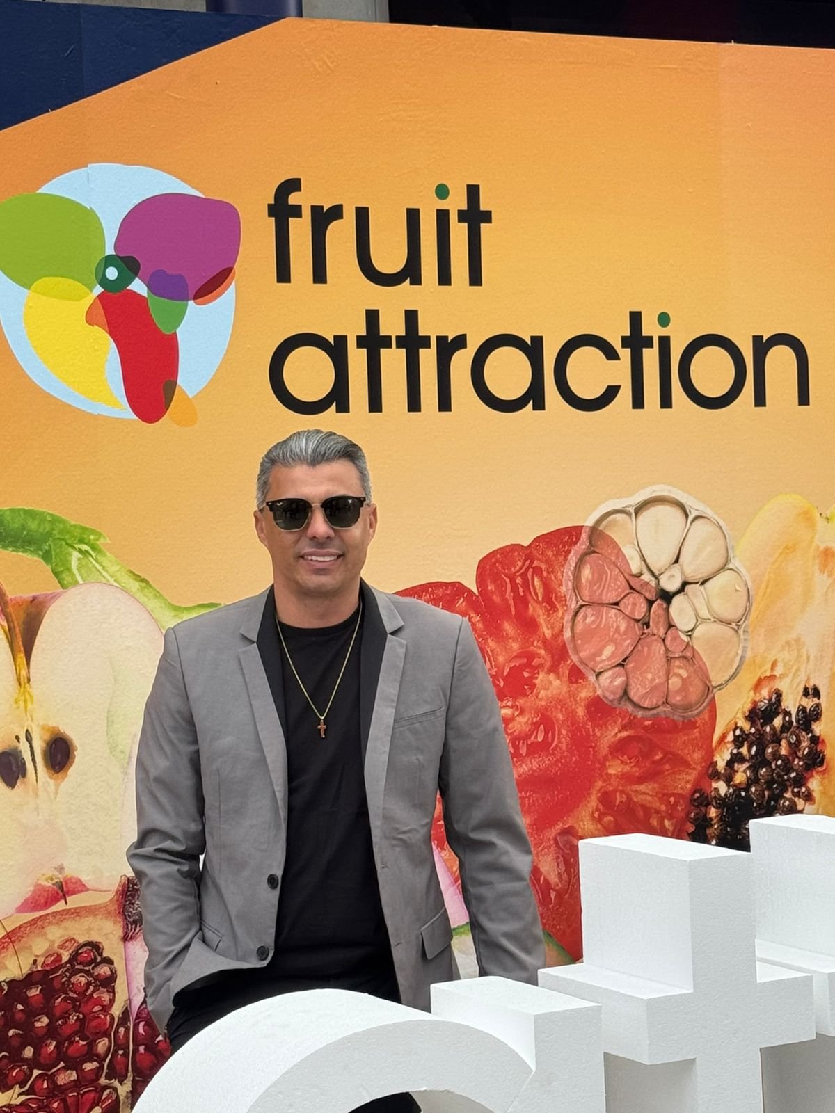 Robson Nunes na feira Fruit Attraction, em Madri